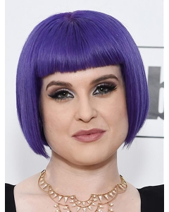 Chin Length Capless Synthetic Straight 10" Kelly Osbourne Wigs Chin Length Capless Synthetic Straight 10" Kelly Osbourne Wigs