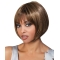 Best Brown Straight Chin Length African American Wigs
