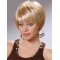 Preferential Blonde Straight Chin Length Synthetic Wigs