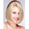 Hairstyles Blonde Straight Chin Length Monofilament Wigs