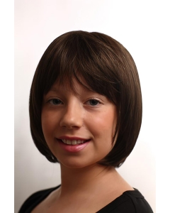 Sassy Brown Straight Chin Length Kids Wigs Sassy Brown Straight Chin Length Kids Wigs