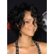 Durable Black Straight Chin Length Rihanna Wigs