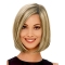 Fashionable Blonde Straight Chin Length Bob Wigs