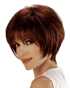 Auburn Lace Front Chin Length Remy Human Lace Wigs For Cancer Auburn Lace Front Chin Length Remy Human Lace Wigs For Cancer