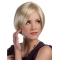 Blonde Straight Synthetic Modern Medium Wigs