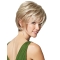 Synthetic Blonde Straight Refined Short Wigs