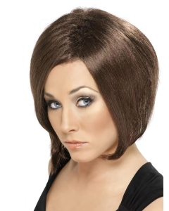Fashion Brown Straight Chin Length Bob Wigs Fashion Brown Straight Chin Length Bob Wigs