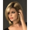 Natural Blonde Straight Chin Length Synthetic Wigs