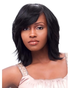 Black Straight Synthetic Medium Wigs Black Straight Synthetic Medium Wigs