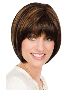 Fashion Monofilament Straight Chin Length Lace Wigs Fashion Monofilament Straight Chin Length Lace Wigs