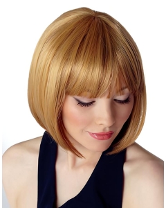 Easeful Blonde Straight Chin Length Bob Wigs Easeful Blonde Straight Chin Length Bob Wigs