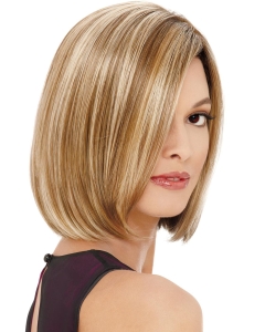 Fashion Blonde Straight Chin Length Lace Front Wigs Fashion Blonde Straight Chin Length Lace Front Wigs