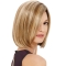 Fashion Blonde Straight Chin Length Lace Front Wigs