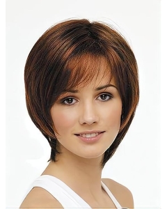 Monofilament Fabulous Straight Synthetic Medium Wigs Monofilament Fabulous Straight Synthetic Medium Wigs