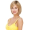 Glamorous Blonde Lace Front Chin Length Remy Human Lace Wigs