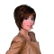 Soft Synthetic Auburn Lace Front Medium Wigs