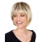 Radiant Blonde Monofilament Chin Length Wigs