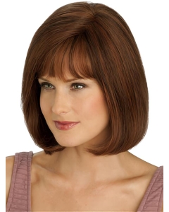 Shining Monofilament Straight Chin Length Full Lace Wigs For Cancer Shining Monofilament Straight Chin Length Full Lace Wigs For Cancer