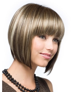 Great Brown Straight Chin Length Wigs For Cancer Great Brown Straight Chin Length Wigs For Cancer