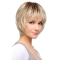 Blonde Monofilament Synthetic Ideal Medium Wigs