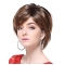 Popular Brown Straight Chin Length Wigs For Cancer