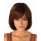 Comfortable Auburn Straight Chin Length Synthetic Wigs