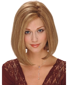 Sleek Blonde Bobs Chin Length Synthetic Wigs Sleek Blonde Bobs Chin Length Synthetic Wigs