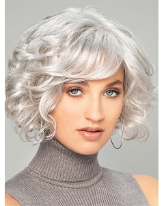 10" Chin Length Curly Capless Platinum Blonde Great Bob Wigs 10" Chin Length Curly Capless Platinum Blonde Great Bob Wigs