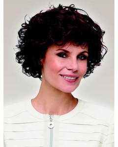 Monofilament Blonde Chin Length Curly 10" Classic Synthetic Wigs Women Monofilament Blonde Chin Length Curly 10" Classic Synthetic Wigs Women