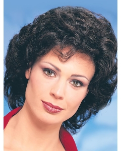 Synthetic Chin Length Curly Black Soft Classic Wigs Synthetic Chin Length Curly Black Soft Classic Wigs