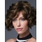 Brown 10" With Bangs Chin Length Incredible Monofilament Wigs