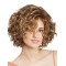 Bob Cut Curly 11" Blonde Lace Front Wigs