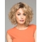 Designed Blonde 10" Curly Without Bangs Synthetic Wigs