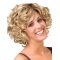 Buy Human Hair Blonde Layered Curly 10" Wigs