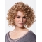 Fashion Brown Curly Chin Length Petite Wigs