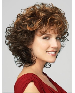 Lace Front Curly Chin Length Classic Wigs Lace Front Curly Chin Length Classic Wigs