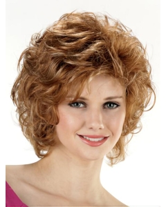 Pleasing Lace Front Curly Chin Length Classic Wigs Pleasing Lace Front Curly Chin Length Classic Wigs