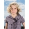 Amazing Blonde Curly Chin Length Kids Wigs