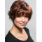 Durable Monofilament Curly Chin Length Celebrity Wigs