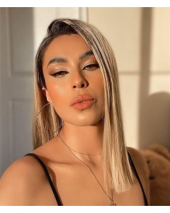 Beautiful Long Straight Sandstorm Synthetic Lace Front Wigs For Young Women Beautiful Long Straight Sandstorm Synthetic Lace Front Wigs For Young Women