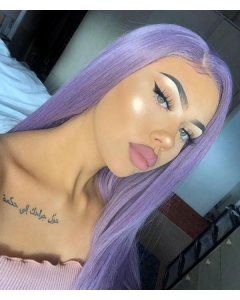 Cosplay Purple Long Straight Breeze Synthetic Lace Front Wigs For Women Without Bangs Cosplay Purple Long Straight Breeze Synthetic Lace Front Wigs For Women Without Bangs