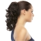 Fashionable Brown Curly Clip in Hairpieces