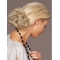 Cool Blonde Curly Short Clip in Hairpieces