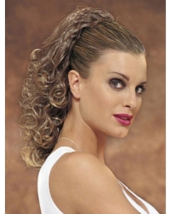 Gorgeous Brown Curly Long Clip in Hairpieces Gorgeous Brown Curly Long Clip in Hairpieces