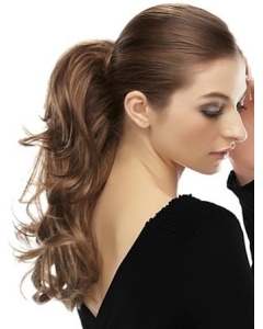 Gentle Brown Wavy Long Clip in Hairpieces Gentle Brown Wavy Long Clip in Hairpieces