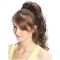 Great Brown Curly Long Clip in Hairpieces