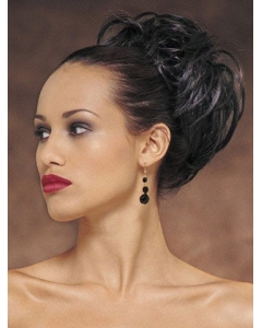 Shining Black Wavy Short Clip in Hairpieces Shining Black Wavy Short Clip in Hairpieces