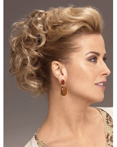 Tempting Blonde Curly Short Clip in Hairpieces Tempting Blonde Curly Short Clip in Hairpieces