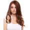 Nice Auburn Wavy Long Clip in Hairpieces