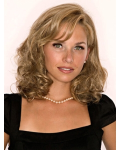 Modern Blonde Wavy Shoulder Length Hair Falls & Half Hairpieces Modern Blonde Wavy Shoulder Length Hair Falls & Half Hairpieces